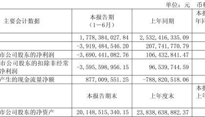 信达地产：2025年上半年实现营业总收入17.78亿元